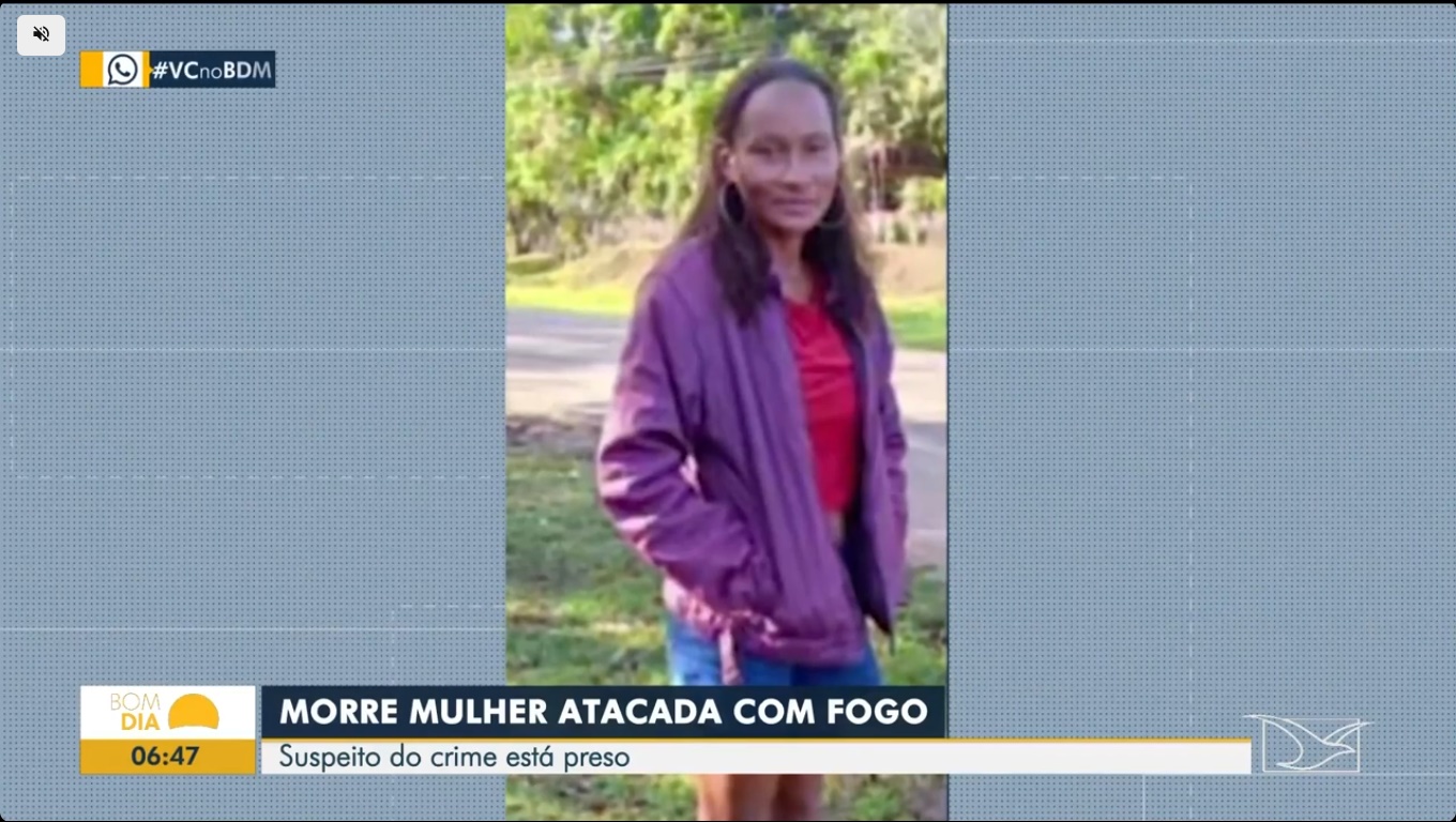 Mulher que teve 90% do corpo queimado morre em hospital no MA; marido está preso