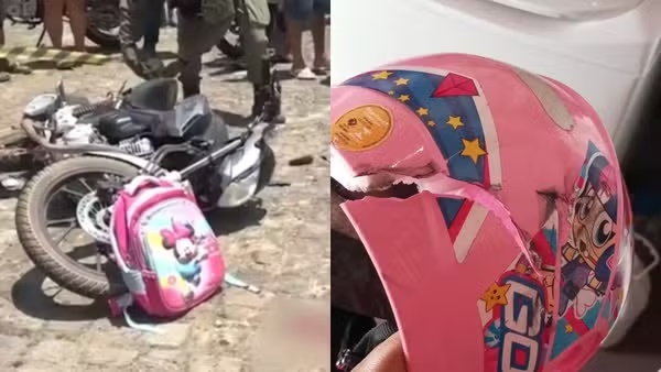 Criança de quatro anos morre após grave acidente entre moto e caminhão-pipa no Sul do Piauí