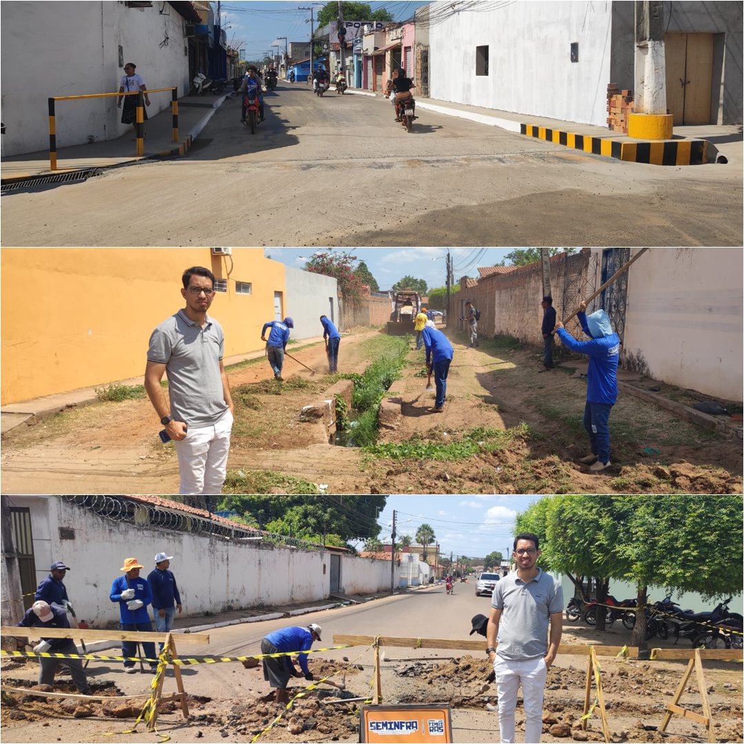 Prefeitura de Timbiras continua trabalhando na infraestrutura da cidade