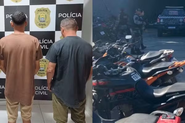 Suspeitos de vender motos roubadas e adulteradas em SP na internet são presos no Piauí