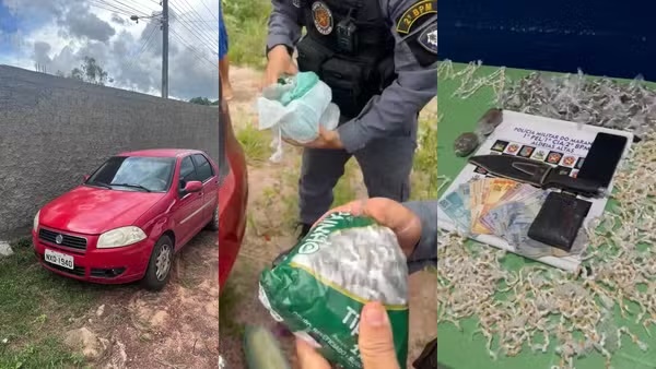 Condutor de carro-lotação é preso após ser flagrado transportando drogas na MA-349, zona rural de Caxias