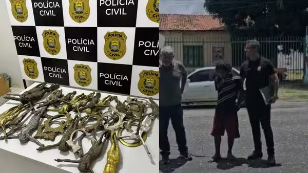 Suspeito de furtar mais de 40 crucifixos de cemitério e vender por R$ 40 é preso em Teresina