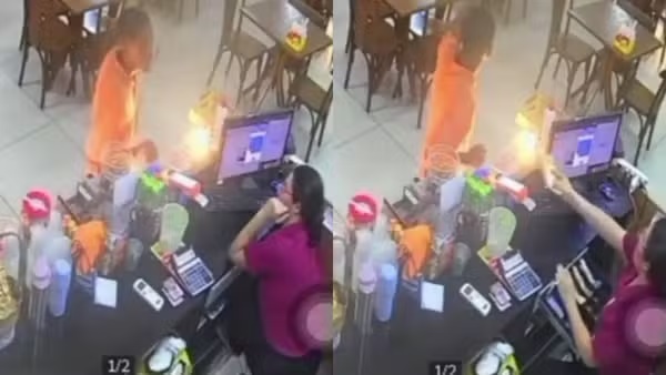  Criminoso ameaça funcionários com facão durante assalto a padaria no PI
