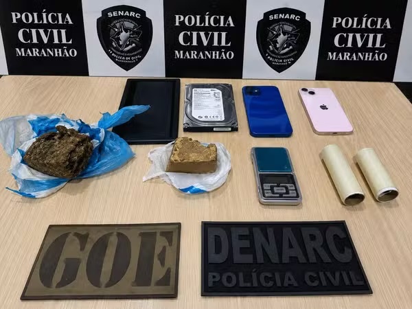 Casal é preso por tráfico de drogas em Timon; dois veículos roubados são apreendidos