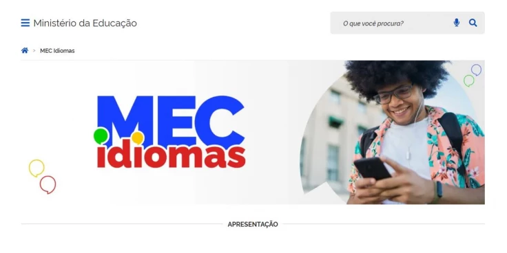 MEC Idiomas: nova plataforma oferta inglês e espanhol gratuitamente