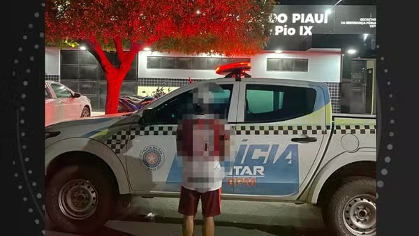 Homem é detido após vizinha denunciá-lo por invadir casa para vê-la trocando de roupa no Sudeste do Piauí